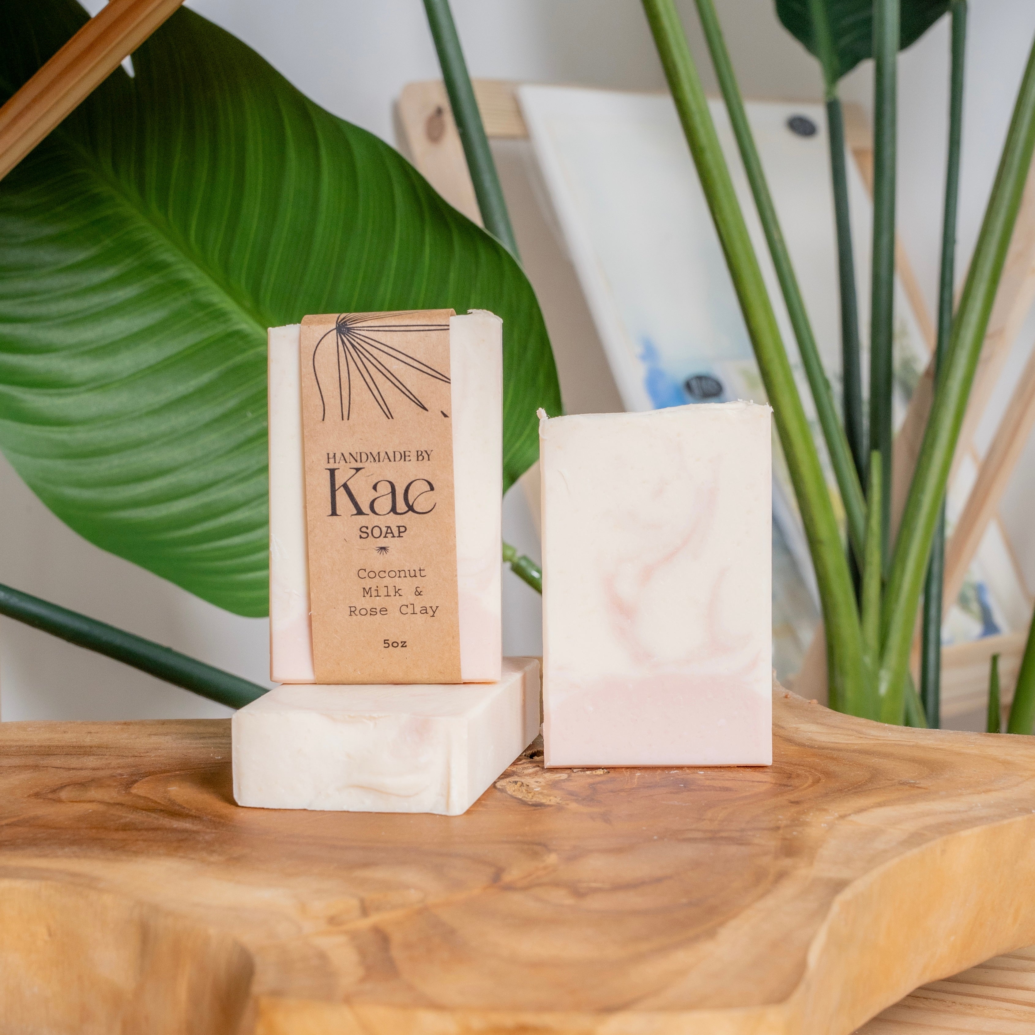 Coconut Milk and Rose Clay Soap