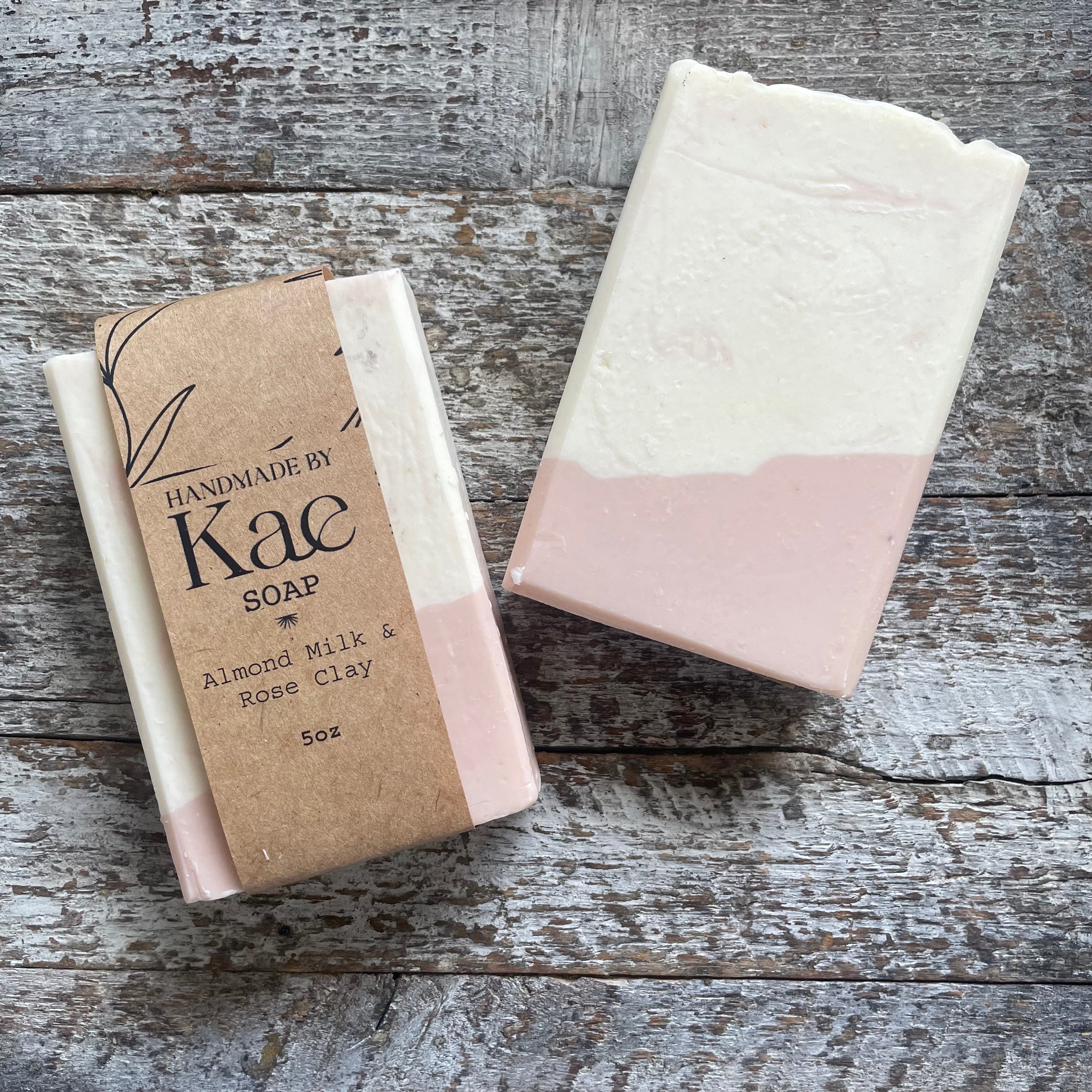 Almond Milk and Rose Clay Soap