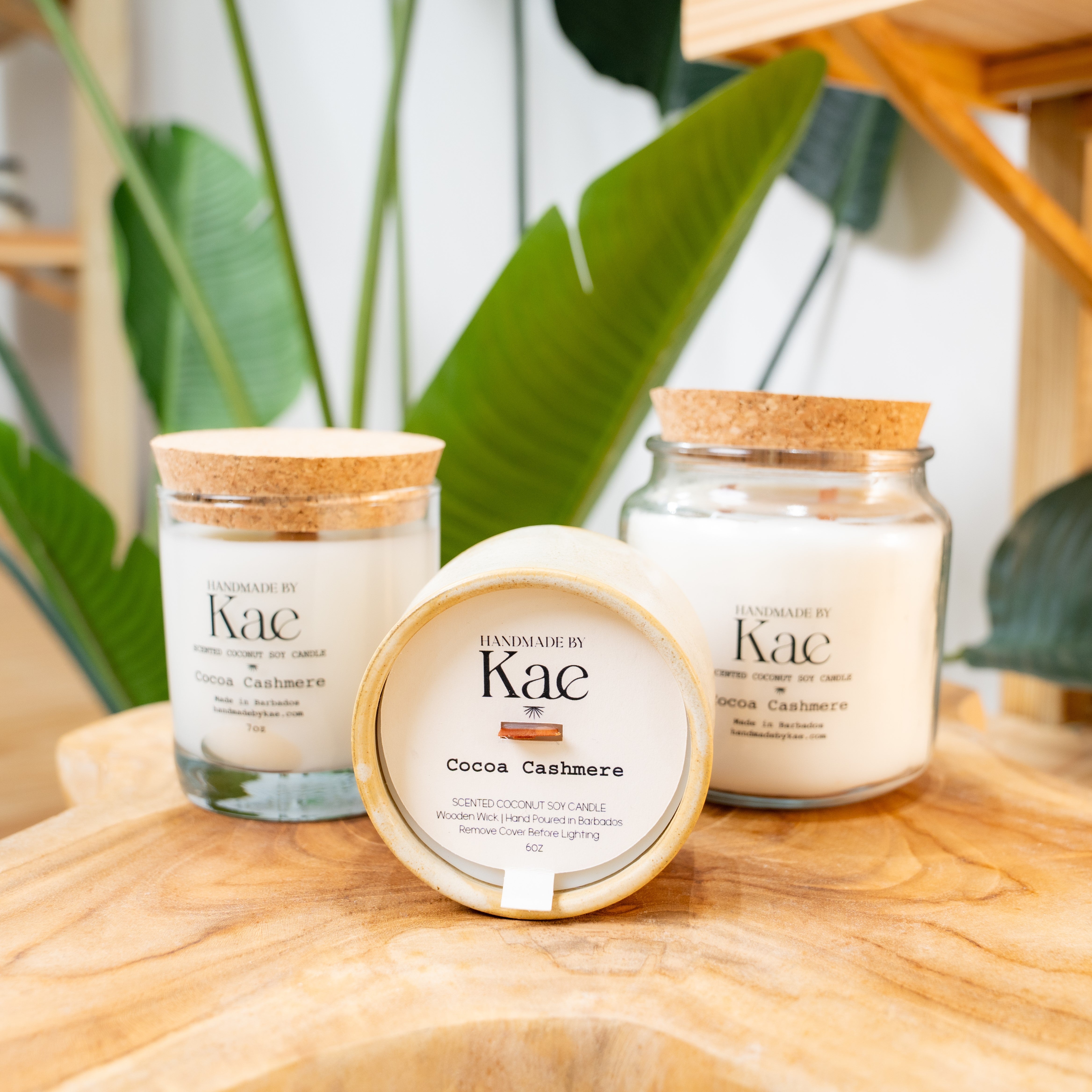 Cocoa Cashmere Wooden Wick Candle