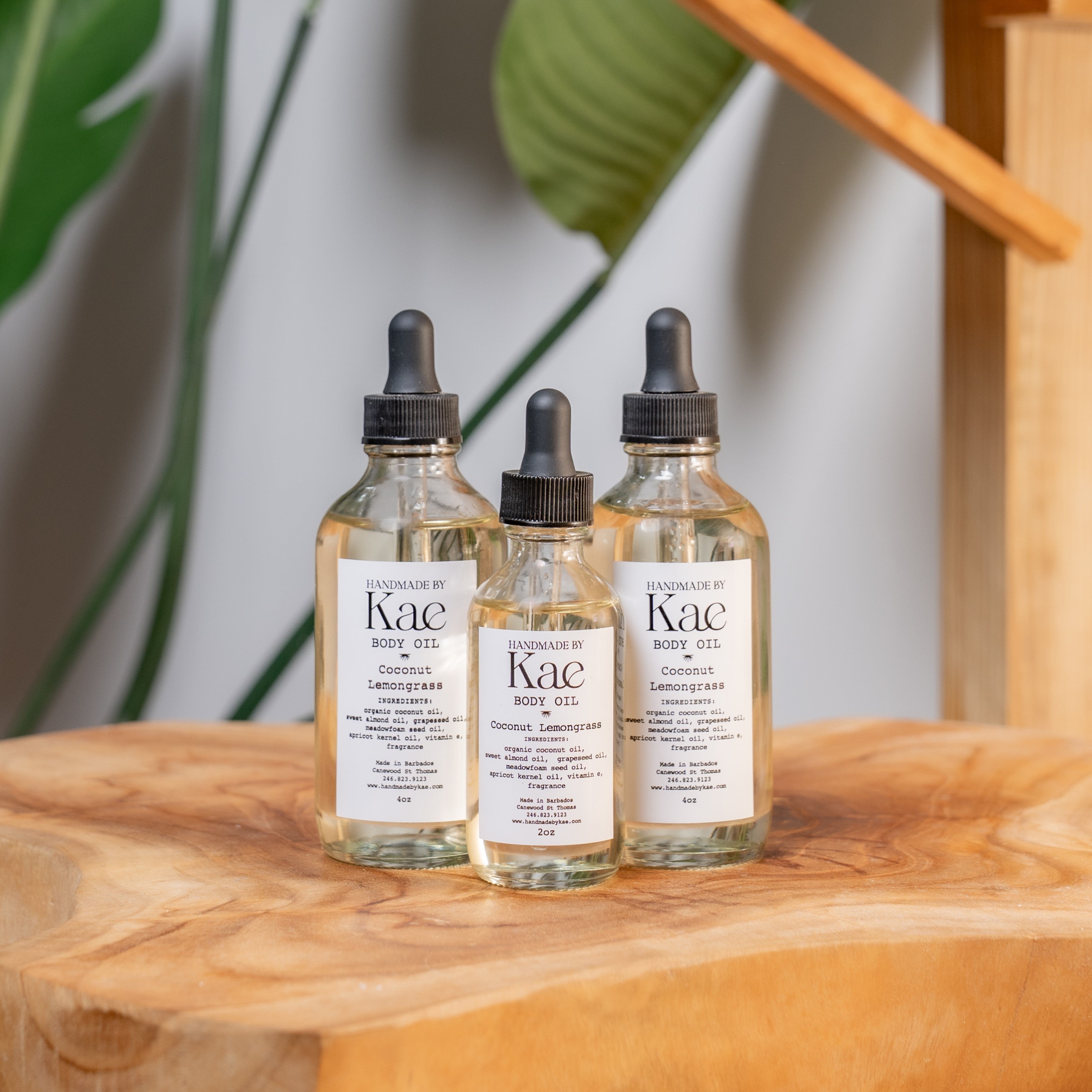 Coconut Lemongrass Body Oil