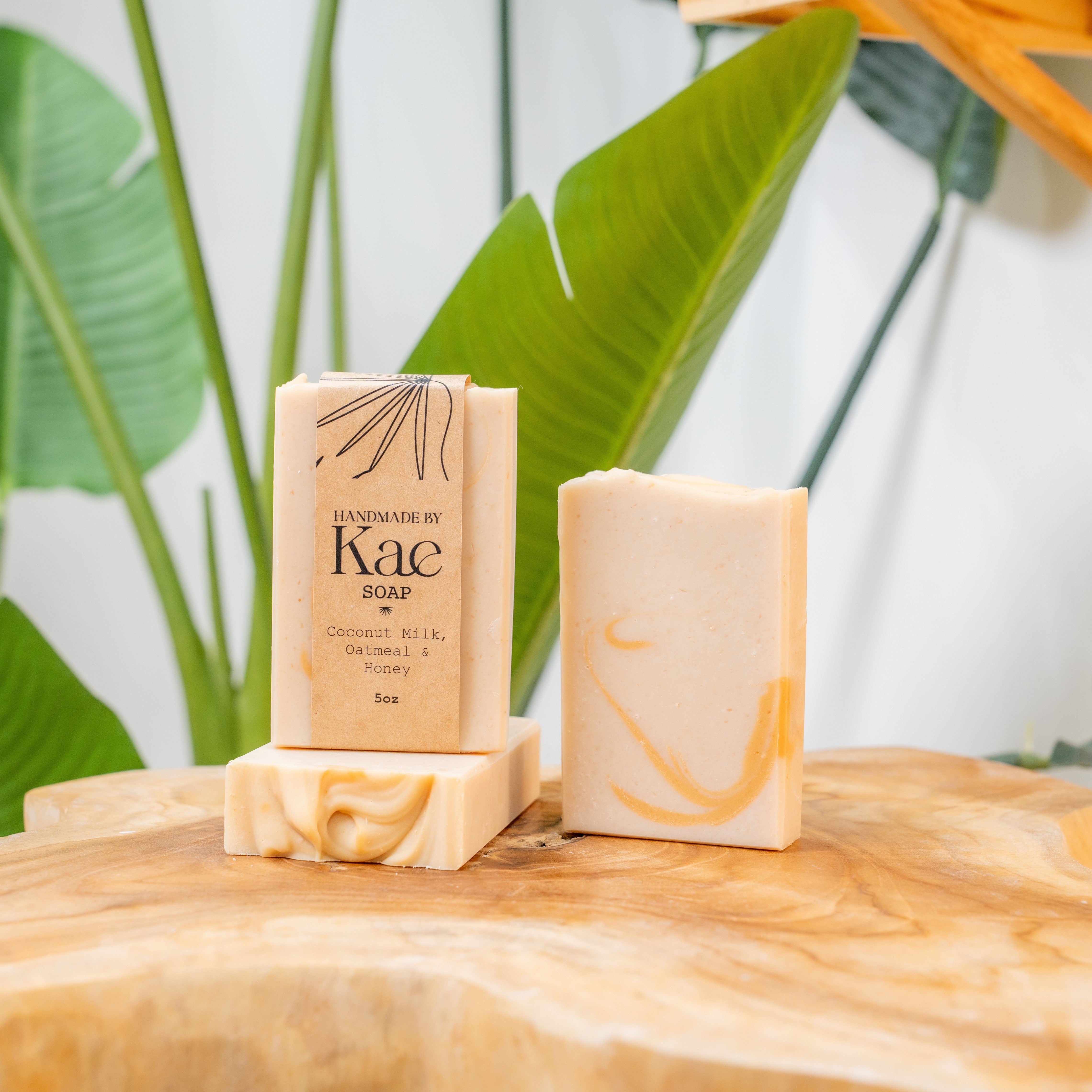 Coconut Milk, Oatmeal and Honey Soap