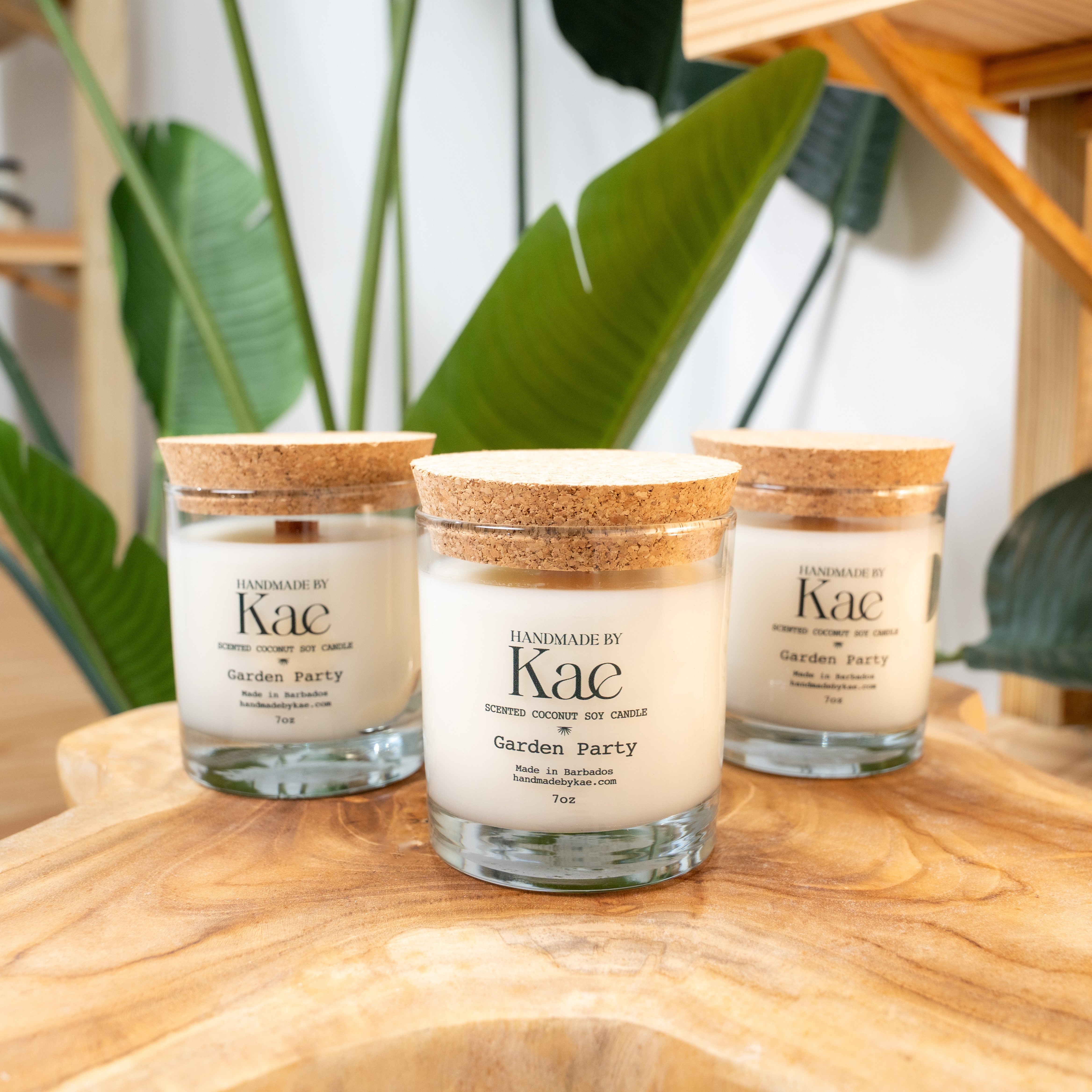 Garden Party Wooden Wick Candle