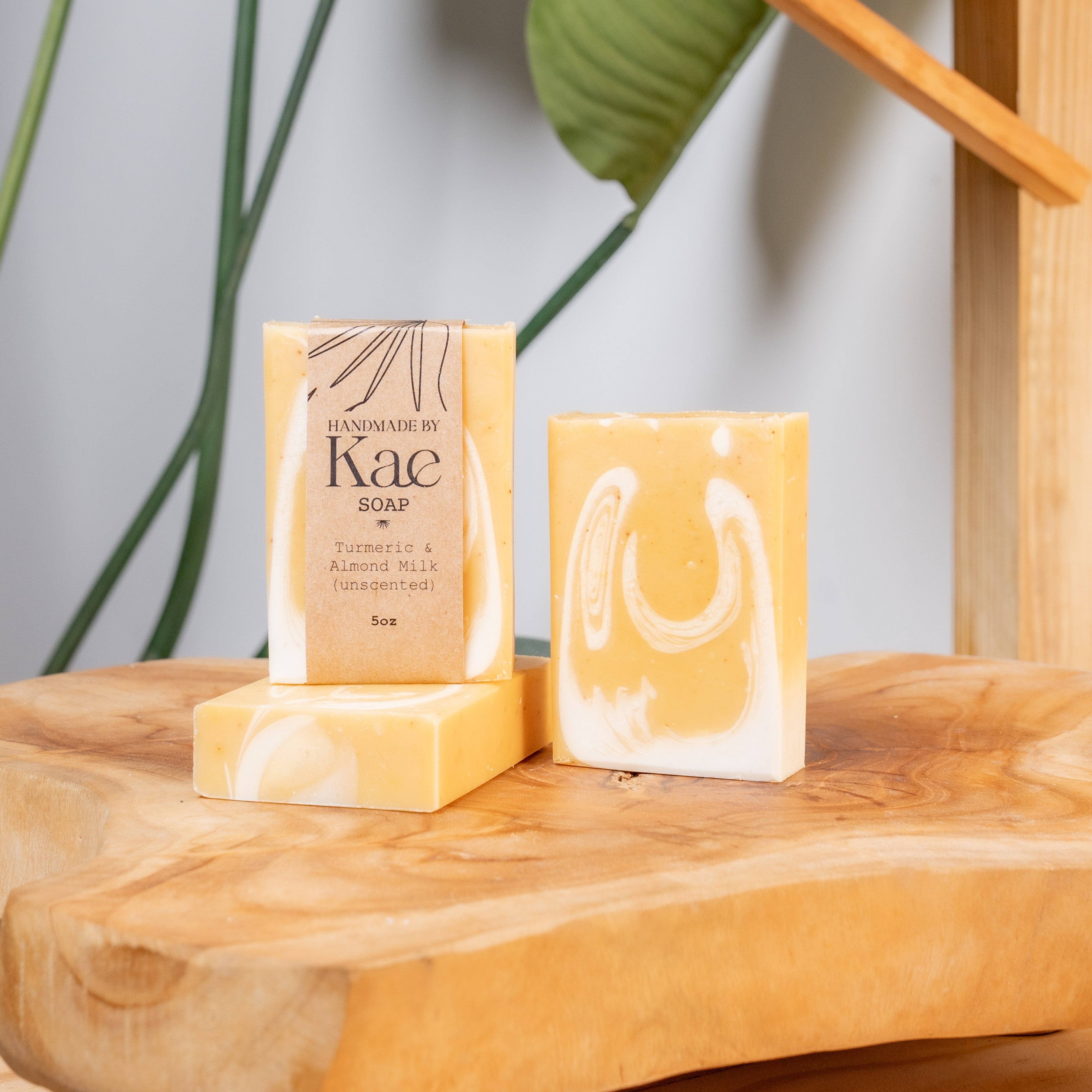 Turmeric and Almond Milk Soap (unscented)