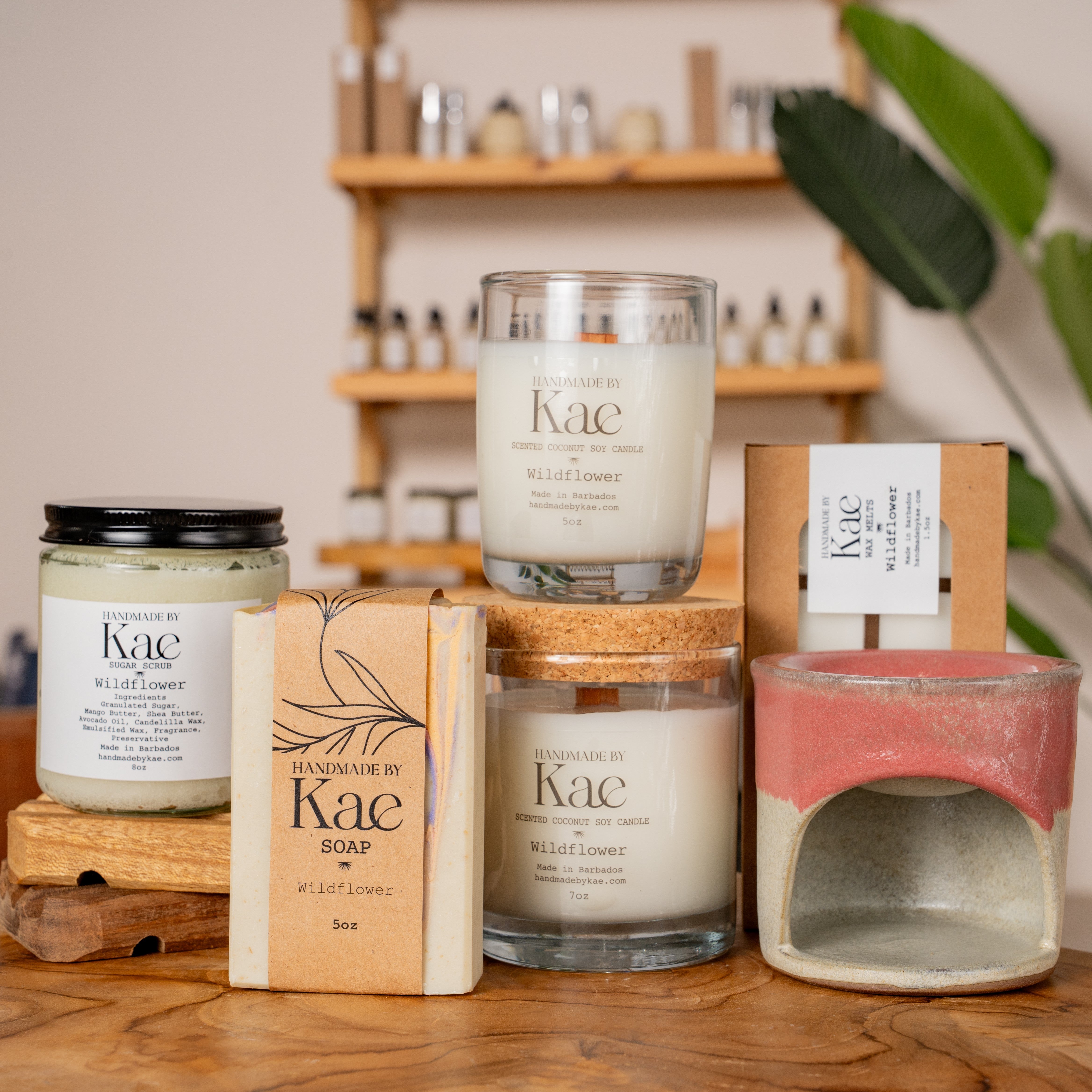 Wildflower Wooden Wick Candle