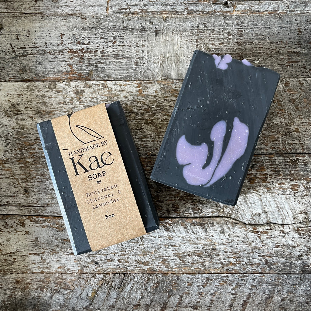 Activated Charcoal and Lavender Soap