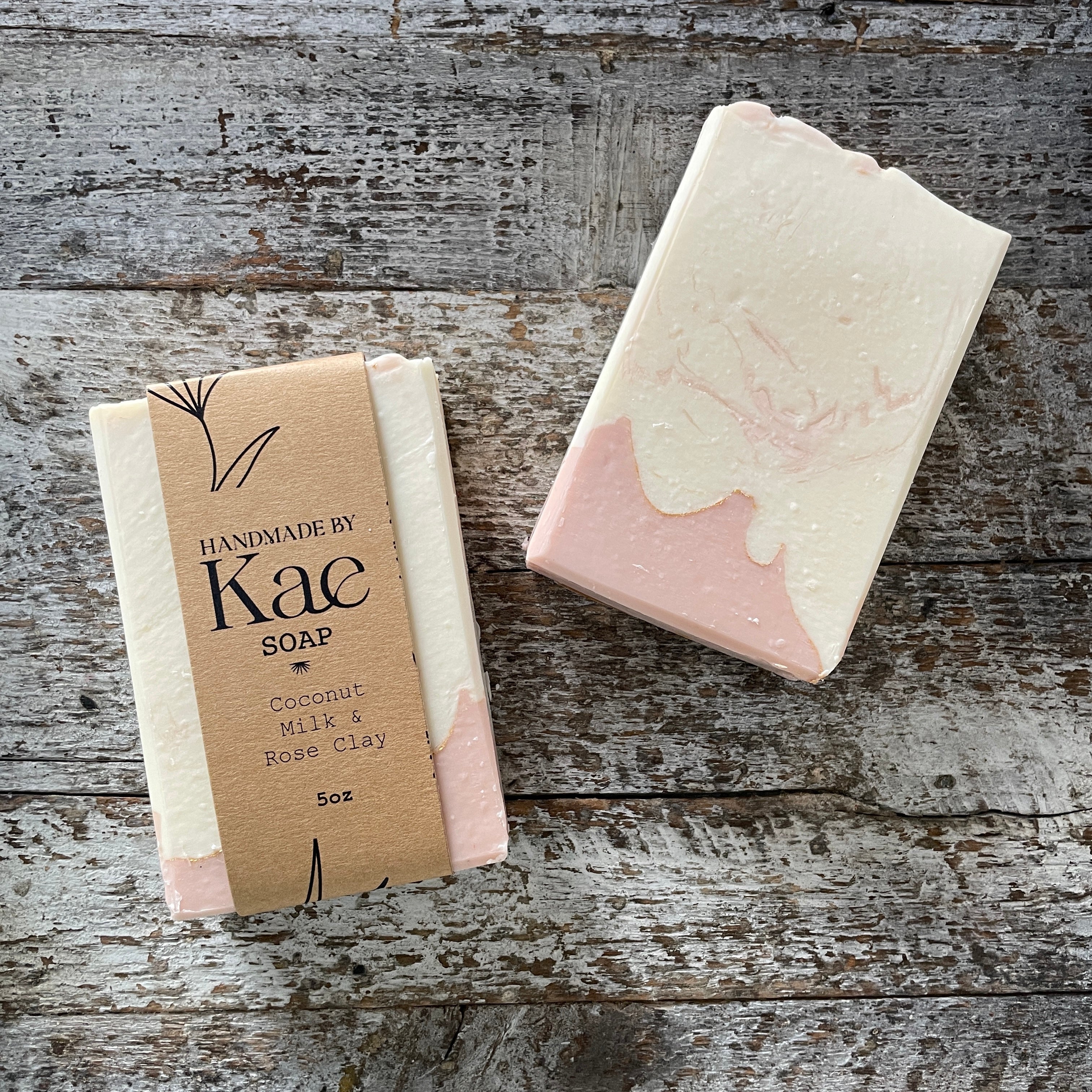 Coconut Milk and Rose Clay Soap
