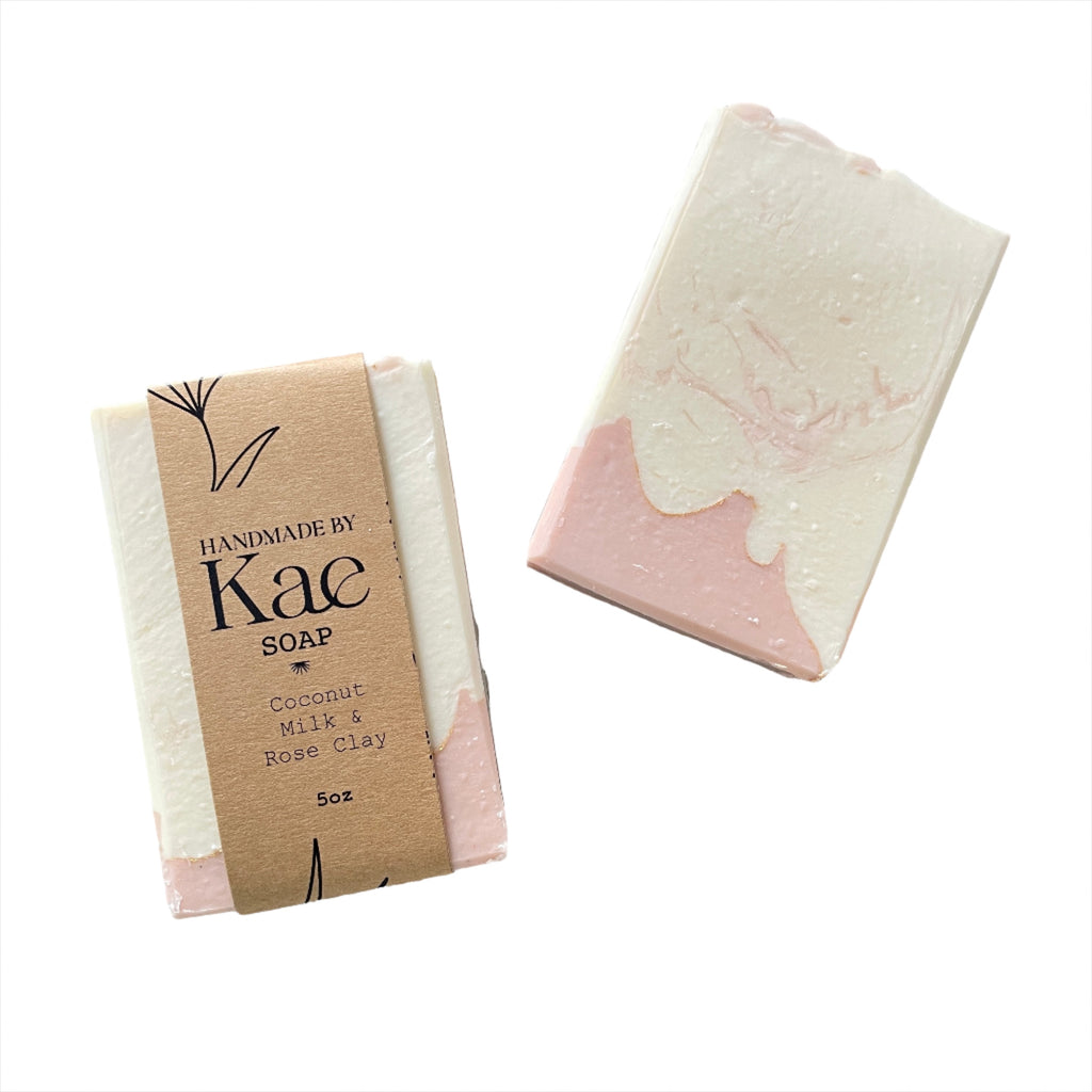 Coconut Milk and Rose Clay Soap